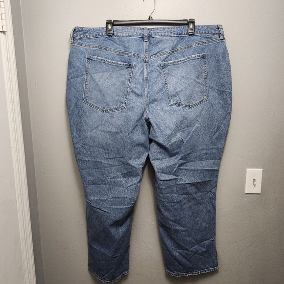 Old navy women's high rise jeans size 26 blue new with tags button fly - Picture 8 of 8